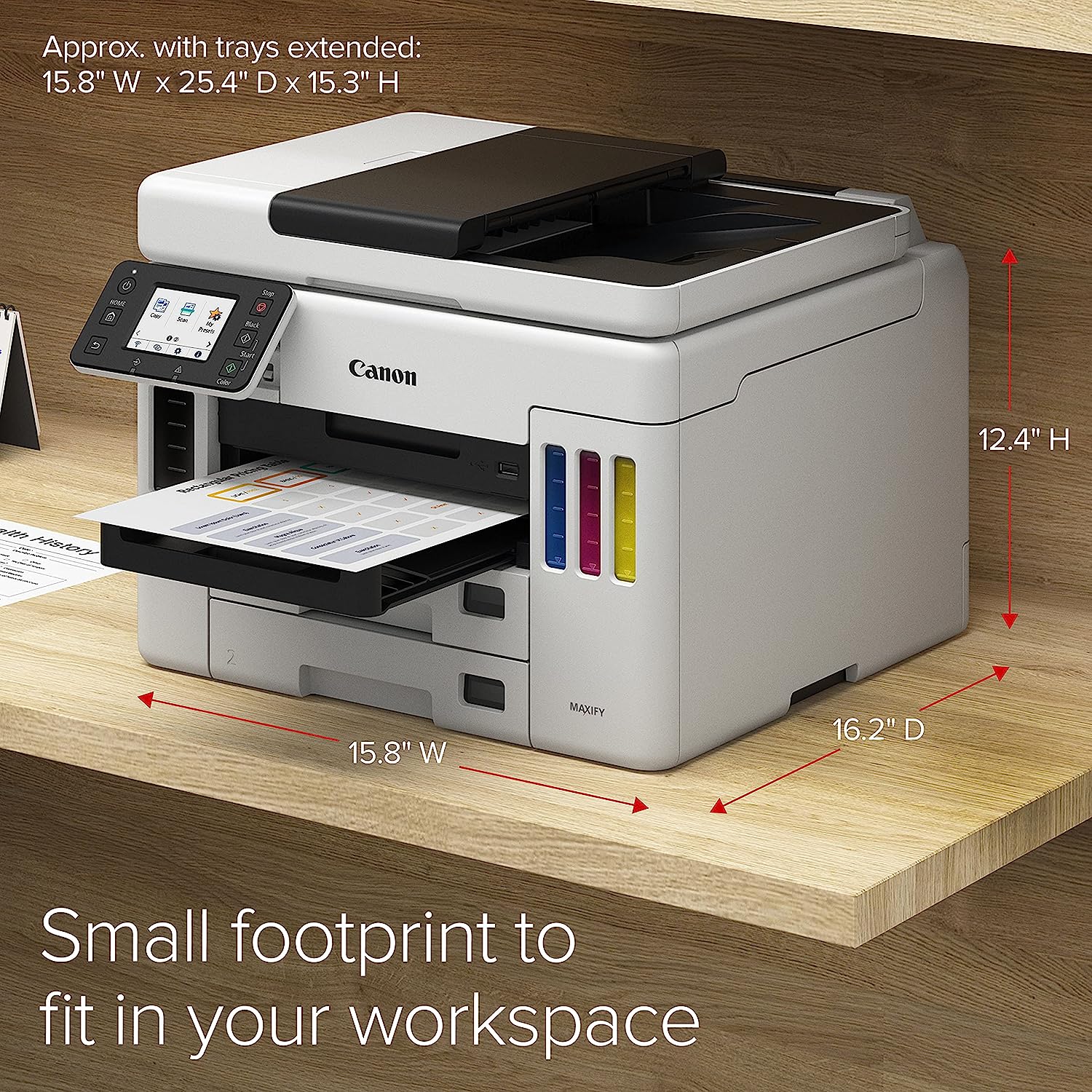 Canon MAXIFY GX7021 Wireless MegaTank Small Office All-in-One Printer - Image 7